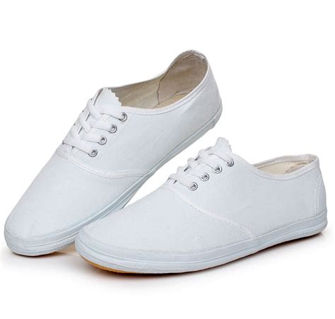 men's white canvas shoes cheap.